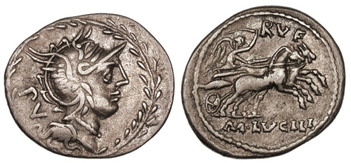 lucilia roman coin denarius